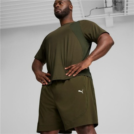 Pantaloncino Sportivo Puma Flex 7" Woven Oliva