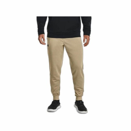 Pantalone Lungo Sportivo Under Armour Beige Uomo