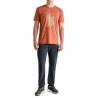 Maglia Sportiva a Maniche Corte Astore Arancione scuro