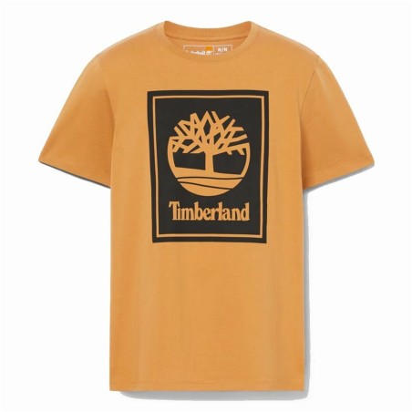 Maglia a Maniche Corte Uomo Timberland Stack Logo