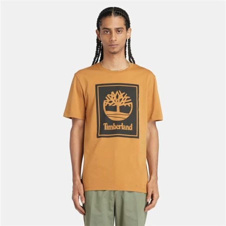 Maglia a Maniche Corte Uomo Timberland Stack Logo