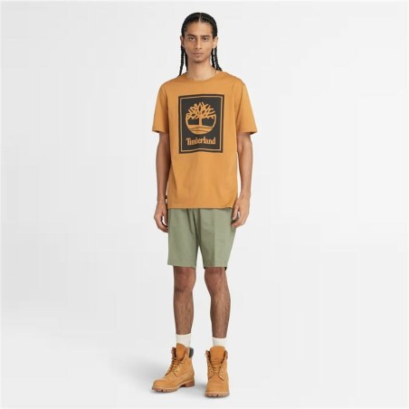 Maglia a Maniche Corte Uomo Timberland Stack Logo