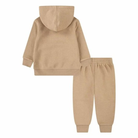 Completo Sportivo per Neonati Jordan Brooklyn Fleece Po Set Marrone 2 Pezzi