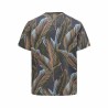 Maglia a Maniche Corte Uomo Only & Sons Onskobe Reg Banana Leaf Nero