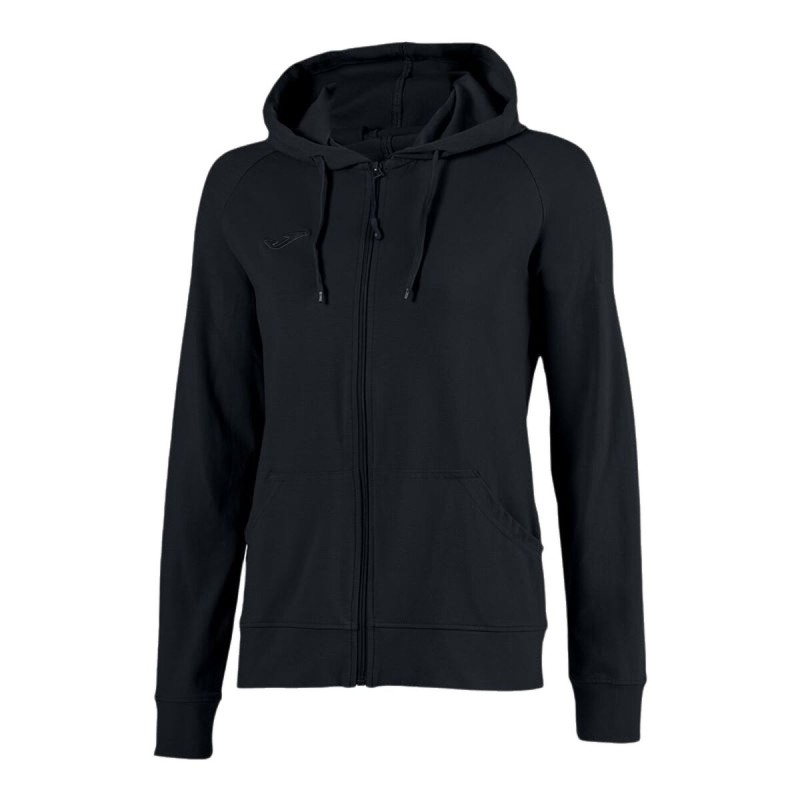 Felpa con Cappuccio Donna Joma Sport Corinto Nero Felpa con Cappuccio Donna Joma Sport Corinto Nero