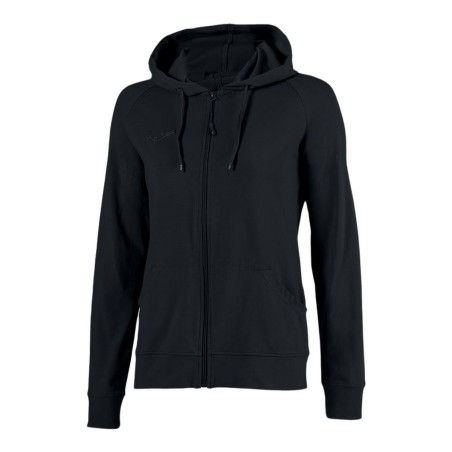 Felpa con Cappuccio Donna Joma Sport Corinto Nero