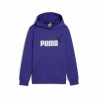 Felpa con Cappuccio Bambino Puma Essentials+ 2 Col Big Logo Azzurro