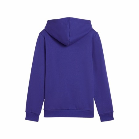 Felpa con Cappuccio Bambino Puma Essentials+ 2 Col Big Logo Azzurro