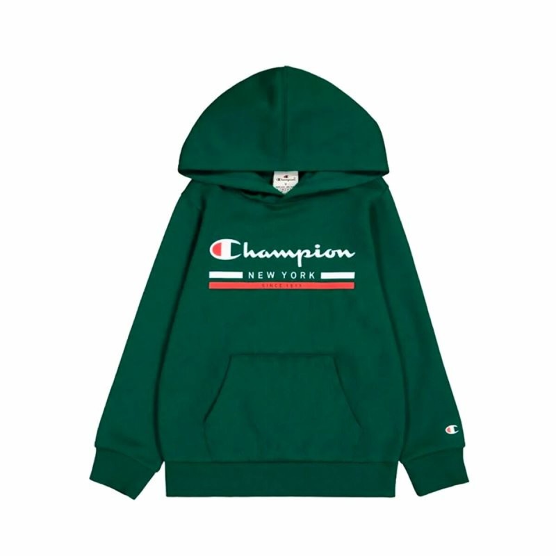 Felpa con Cappuccio Bambino Champion Oliva Felpa con Cappuccio Bambino Champion Oliva