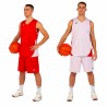 Completo Sportivo per Adulti Joma Sport Kansas Rosso Multicolore 2 Pezzi