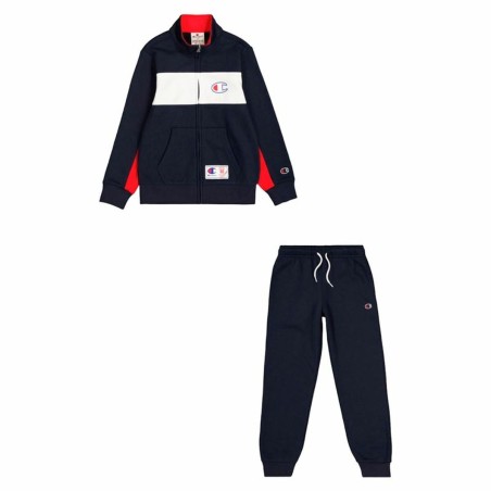 Completo Sportivo per Bambini Champion Azzurro Blu scuro Blu Marino 2 Pezzi
