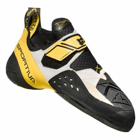 Scarpette da arrampicata La Sportiva Solution Bianco Giallo