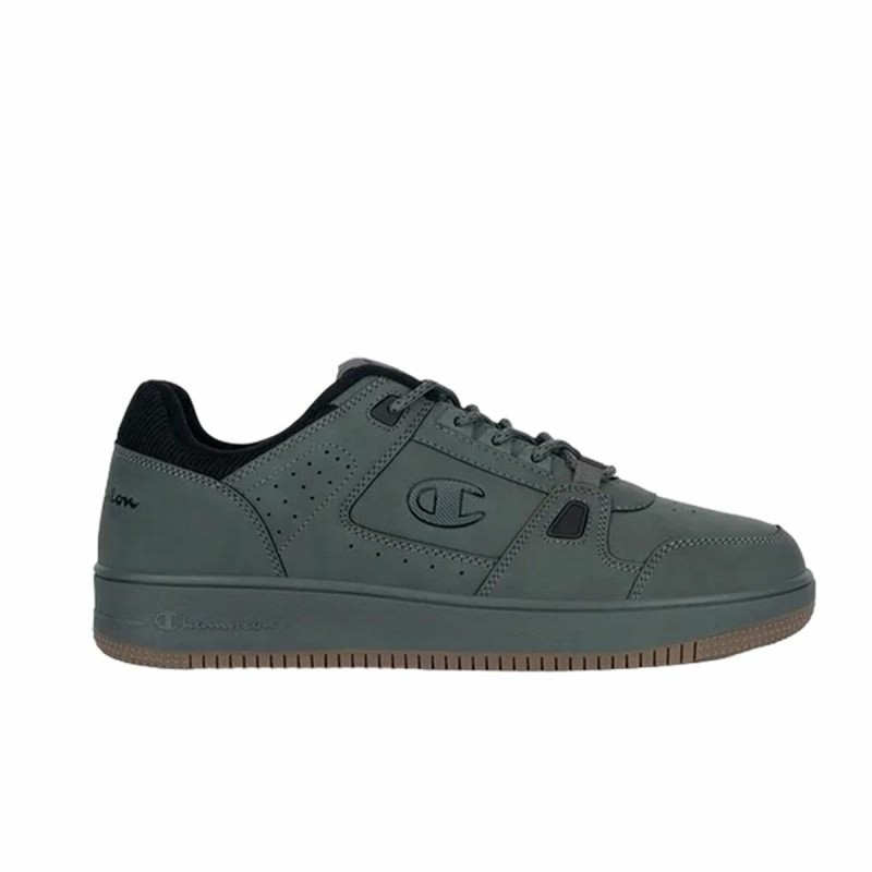 Scarpe da Tennis Casual Uomo Champion Rd18 Low Cord Antracite Grigio scuro
