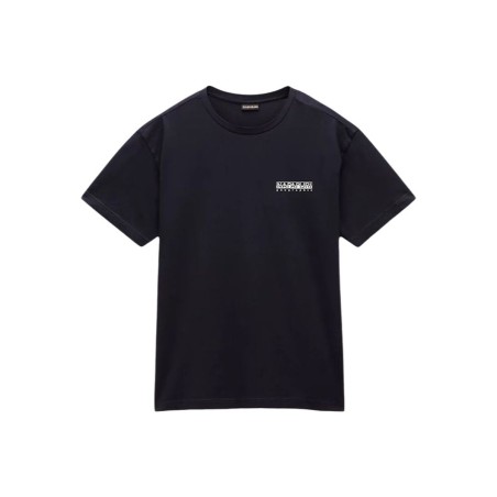 Maglia a Maniche Corte Uomo Napapijri S-Linth Ss Nero