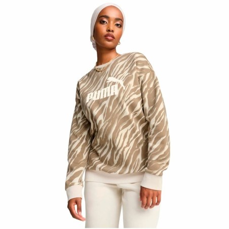 Felpa senza Cappuccio Donna Puma Essentials+ Animal Aop Crew Fl Mujer