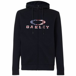 Felpa con Cappuccio Uomo Oakley Bark Fz Hoodie 2.0 Nero