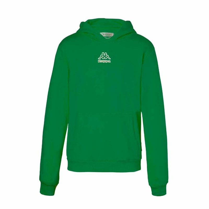 Felpa con Cappuccio Bambino Kappa 8031F0079 Verde Felpa con Cappuccio Bambino Kappa 8031F0079 Verde