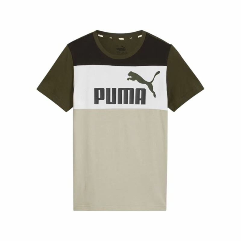 Maglia a Maniche Corte per Bambini Puma Ess Block Maglia a Maniche Corte per Bambini Puma Ess Block