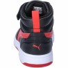 Scarpe Sportive per Bambini Puma Rebound V6 Mid Nero Rosso