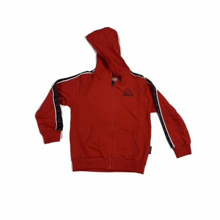 Felpa con Cappuccio Bambino Kappa 8031F0036 Rosso