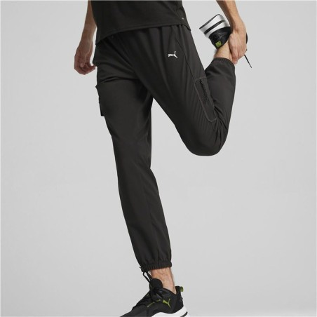 Pantalone di Tuta per Adulti Puma Flex Woven Cargo Nero Uomo