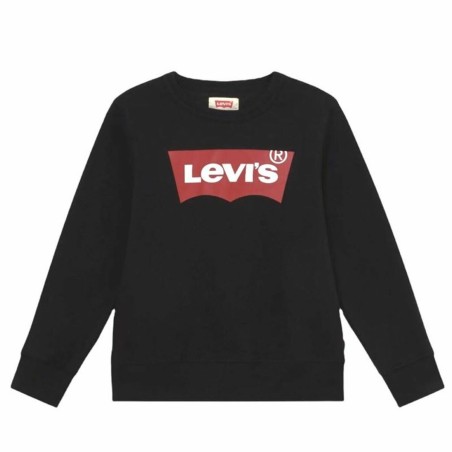 Maglia a Maniche Corte per Bambini Levi's L/S Batwing Nero