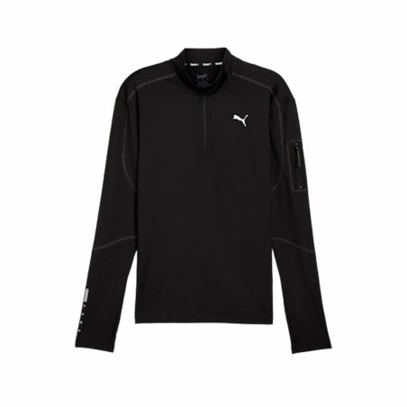 Felpa senza Cappuccio Uomo Puma Flex 1/4 Zip Nero