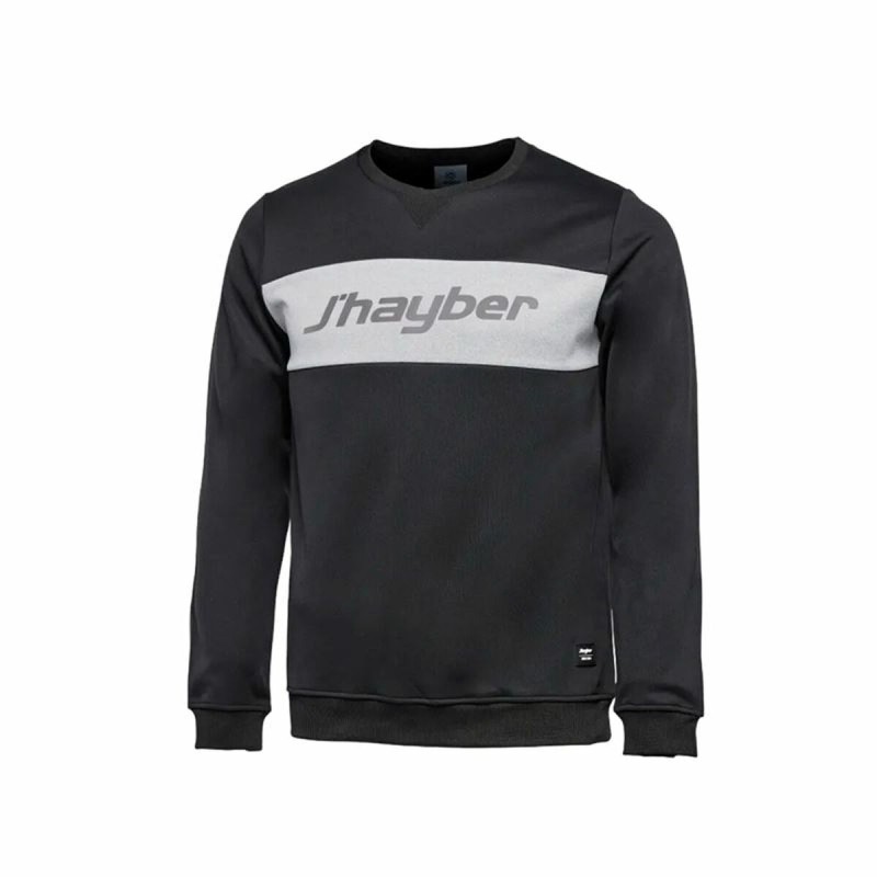 Felpa senza Cappuccio Uomo J-Hayber Essential Nero Felpa senza Cappuccio Uomo J-Hayber Essential Nero