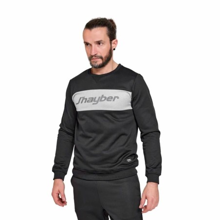Felpa senza Cappuccio Uomo J-Hayber Essential Nero