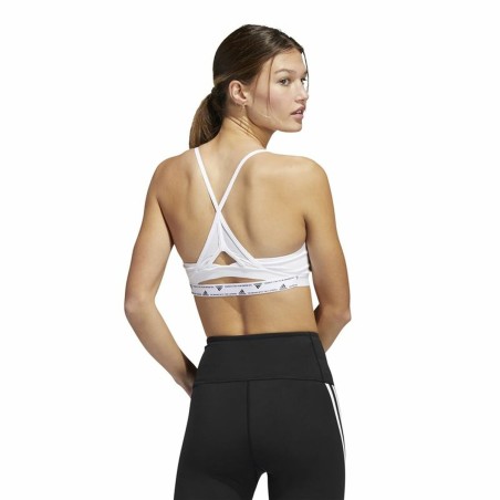 Reggiseno Sportivo Adidas Aeroreact Ls P Bianco