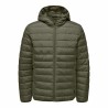 Giacca Sportiva da Uomo Only & Sons Onsbrody Quilt Oliva