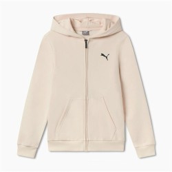Giacca per bambini Puma Essentials+ Graphic Hoodie Fz Beige