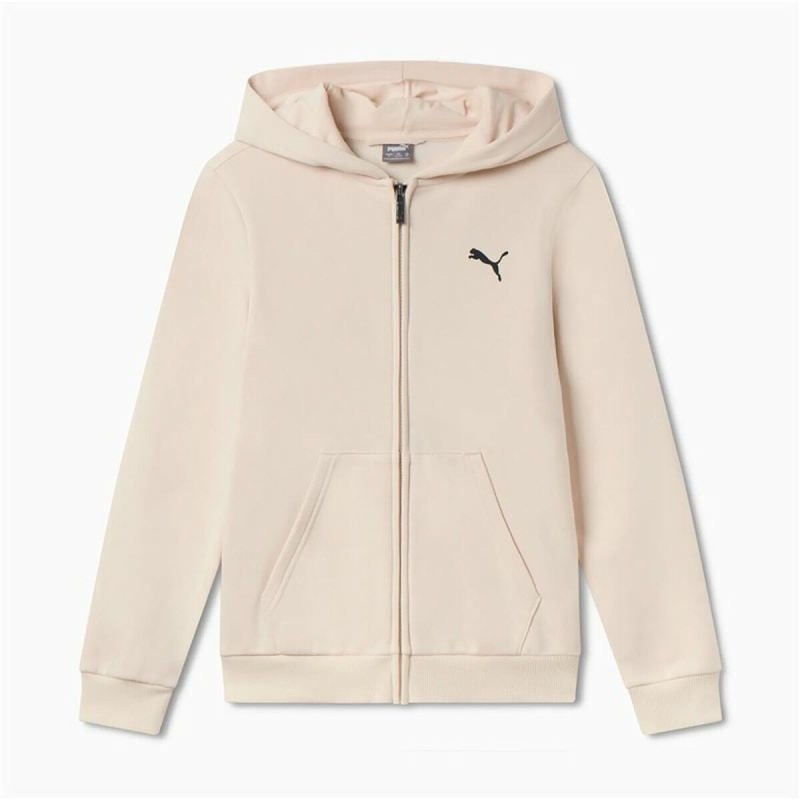 Giacca per bambini Puma Essentials+ Graphic Hoodie Fz Beige Giacca per bambini Puma Essentials+ Graphic Hoodie Fz Beige