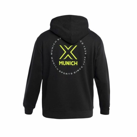 Felpa con Cappuccio Uomo Munich Athletic Breaker Nero