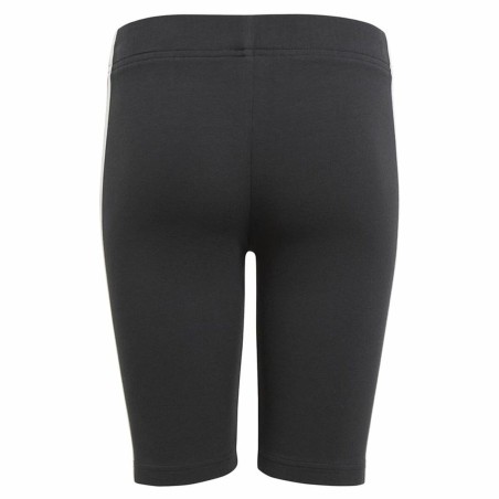 Leggings Sportivi per Bambini Adidas Essentials 3 Stripes Nero