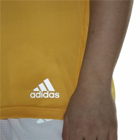 Maglia a Maniche Corte Uomo Adidas Run It Giallo