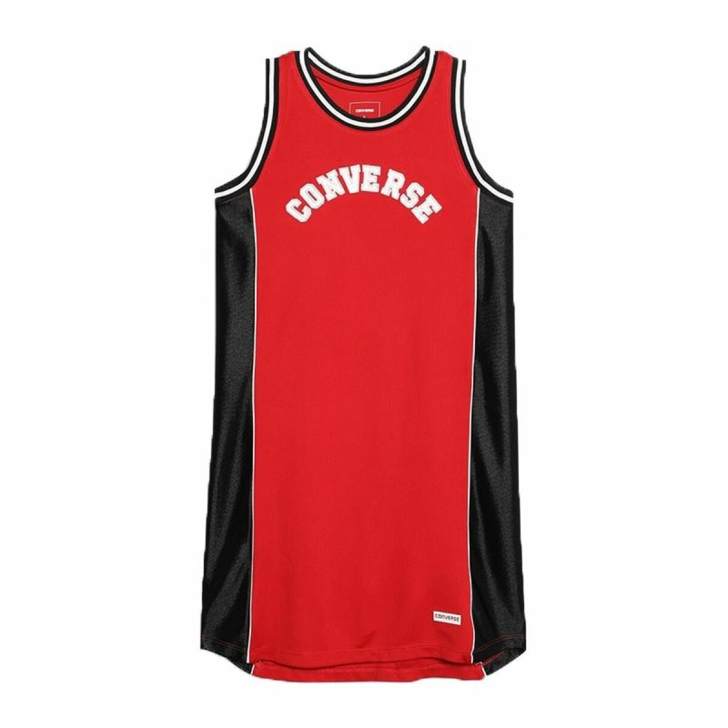Vestito Converse Basketball Jurk Bambina Rosso Vestito Converse Basketball Jurk Bambina Rosso
