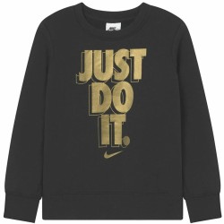 Felpa senza Cappuccio Bambino Nike Gifting Nero
