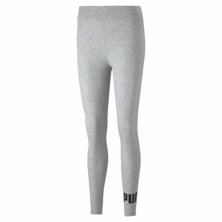 Leggings Sportivo da Donna Puma Essentials Logo Grigio chiaro