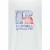 Maglia a Maniche Corte Russell Athletic Emt E36201 Bianco Uomo