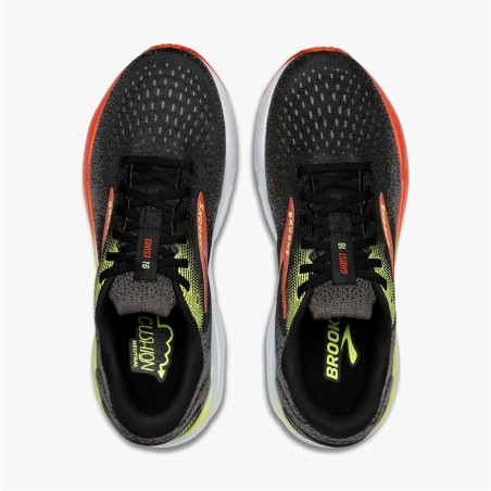 Scarpe Sportive Uomo Brooks Ghost 16 Nero Rosso