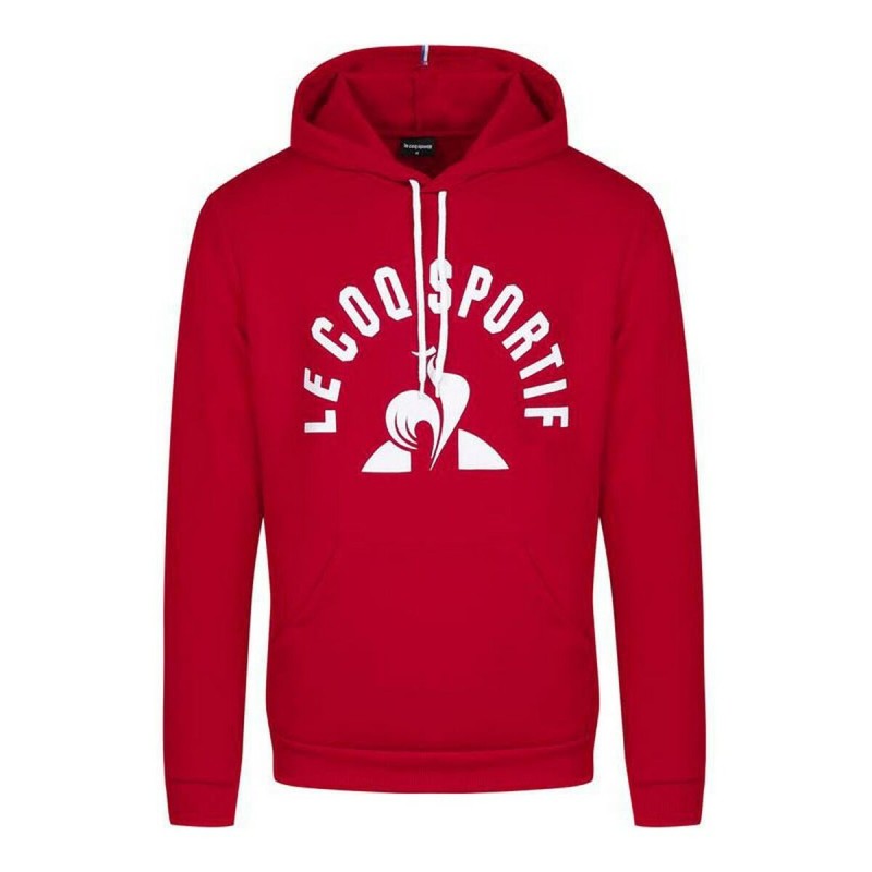 Felpa con Cappuccio Uomo Le coq sportif Saison 2 Rosso Felpa con Cappuccio Uomo Le coq sportif Saison 2 Rosso