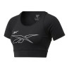 Maglia a Maniche Corte Donna Reebok Training MYT Nero