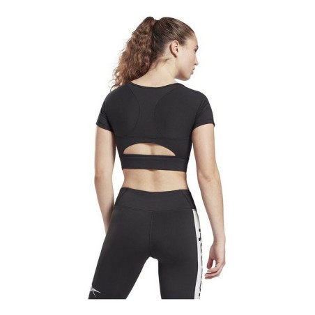 Maglia a Maniche Corte Donna Reebok Training MYT Nero
