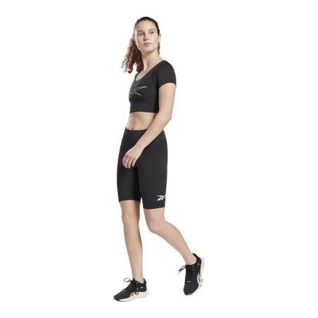 Maglia a Maniche Corte Donna Reebok Training MYT Nero
