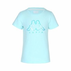 Maglia a Maniche Corte per Bambini Kappa Quissy Blue Acquamarina