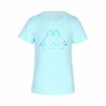 Maglia a Maniche Corte per Bambini Kappa Quissy Blue Acquamarina