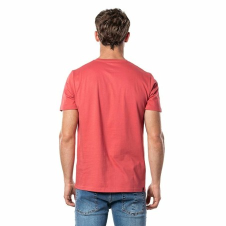 Maglia a Maniche Corte Uomo Rip Curl Hallmark Rosso