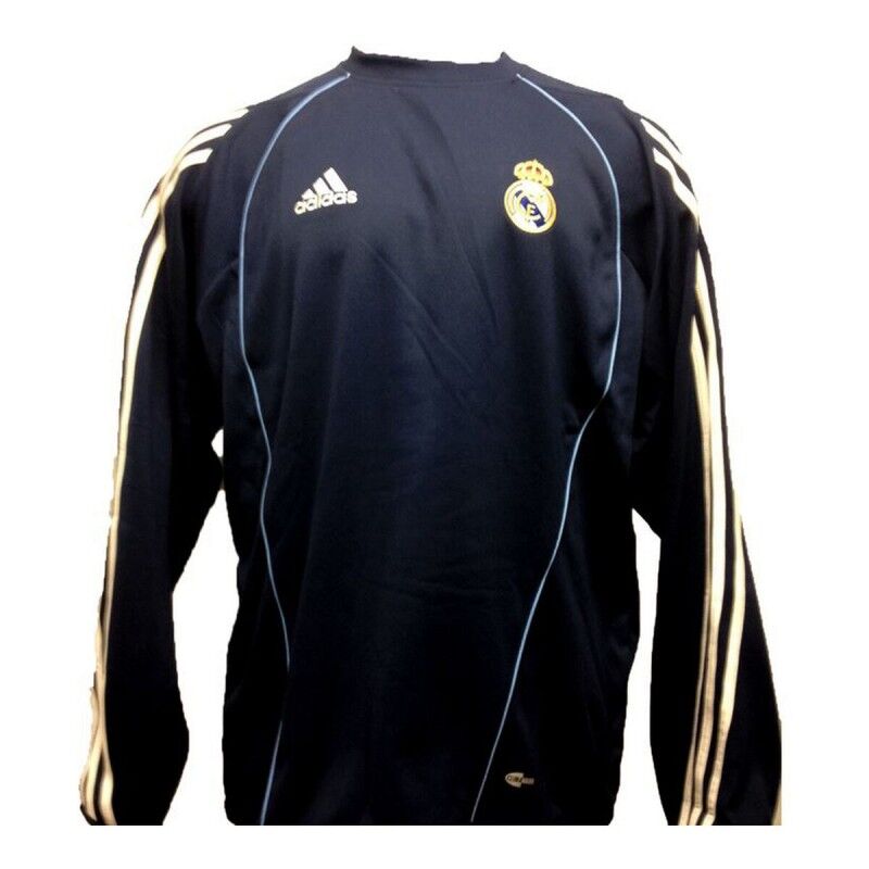 Felpa senza Cappuccio Uomo Adidas Real Madrid CF Azzurro Football Felpa senza Cappuccio Uomo Adidas Real Madrid CF Azzurro Football