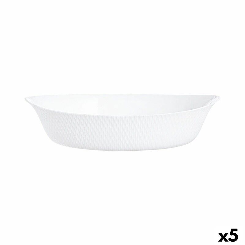 Teglia da Cucina Luminarc Smart Cuisine 32 x 20 cm Bianco Vetro (6 Unità) Teglia da Cucina Luminarc Smart Cuisine 32 x 20 cm Bianco Vetro (6 Unità)